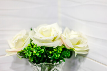 wedding bouquet of roses
