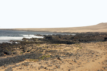 Lanzarote. The landscape of the fishermen village Caballo
