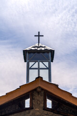 church steeple with cross