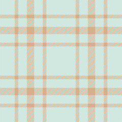 Plaid seamless pattern. Check fabric texture. Vector textile print.