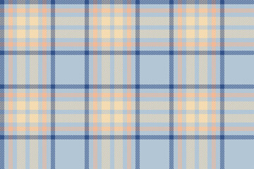 Plaid background, check seamless pattern. Vector fabric texture for textile print, wrapping paper, gift card or wallpaper.