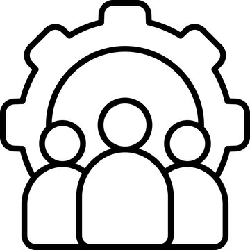 recommend clip art: team outline icon