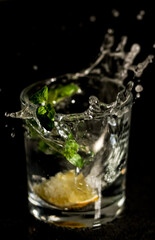 lime in glass
