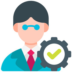 manager flat icon