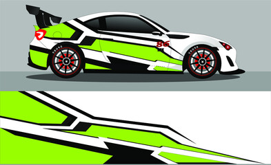 car wrap abstract racing graphic background for vinyl wrap and stickers