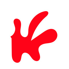 Abstract Shapes Red 