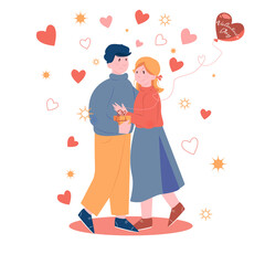 Vector illustration of Valentine's Day