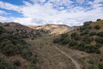 Fototapeta premium mountainous landscape in the south of Granada in Spain