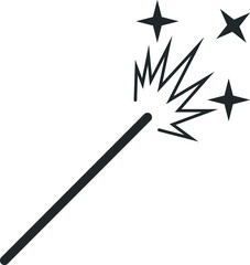  Magic wand icon, magic stick icon vector, modern magic icon symbol 
