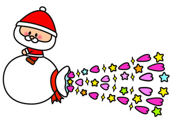 クリスマス,サンタ,イラスト,サンタクロース,１２月,冬,メリークリスマス,子供,クラッカー,クリスマスイブ,サンタさん,クリスマスプレゼント,プレゼント