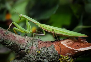 grasshopper on a branch