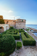 Taranto Aragonese Castle Garden