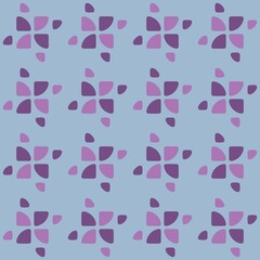 Rounded abstract seamless pattern - accent for any surfaces.