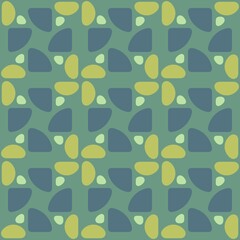 Rounded abstract seamless pattern - accent for any surfaces.