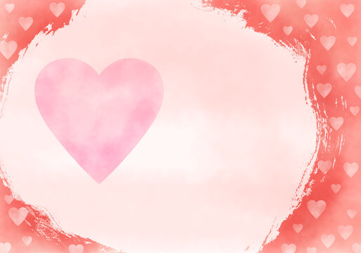 Valentine's Day and a heart-shaped love background image for lovers' love and confession.