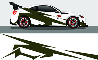 car wrap abstract racing graphic background for vinyl wrap and stickers