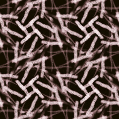 Abstract seamless brown pattern. Seamless geometric hand-drawn background. Stylish ornament, fashionable design, background, wallpaper, fabric, textiles, packaging.