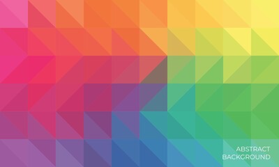 Colorful abstract background with triangles