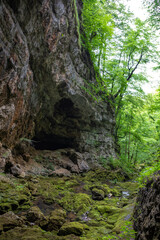Zagreb, Croatia - June 2021. Nature Park Canyon Devil's Passage
