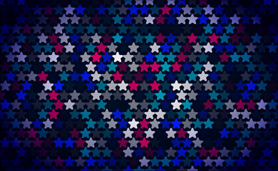 Background with stars for party flayer, invitation
