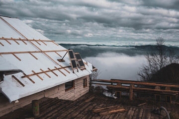Installation of solar panels on the rooftop. Engineering and ecological construction.
Ecology and...