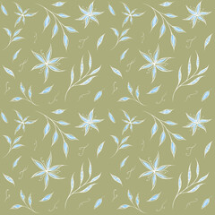 Pattern with flora