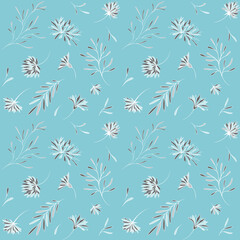 Pattern with flora