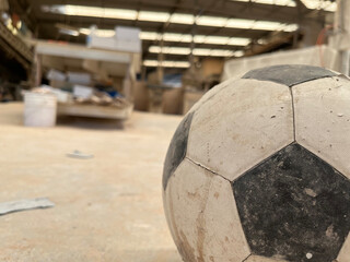 football in the factory