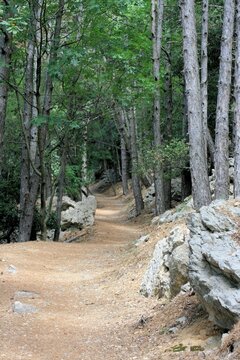 the moon trail hike, Baska, island Krk, Croatia
