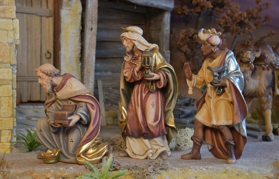 Weihnachtskrippe orientalisch , nativity scene,
Diorama, Modellbau