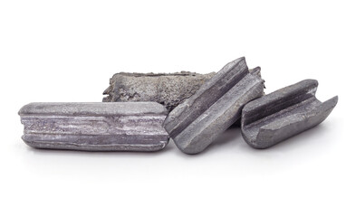 Pile of lead sinkers.