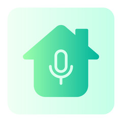 microphone gradient icon