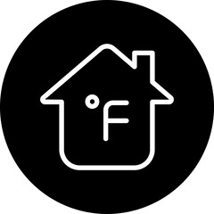 temperature glyph icon