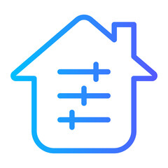 Obraz premium controls gradient icon