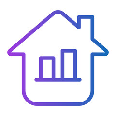 Obraz premium infographic gradient icon