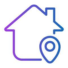 location gradient icon