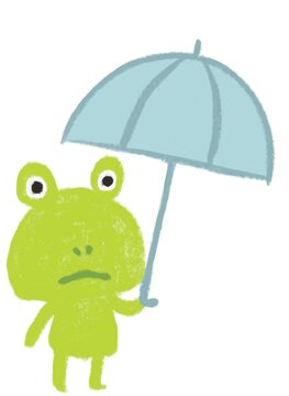 Frog umbrella