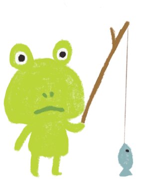 Frog fishing
