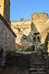 Ananuri castel in autumn in Georgia, Europe