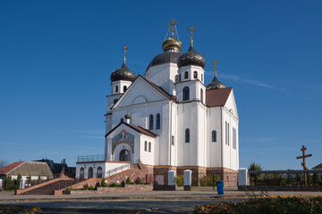 Old ancient orthodox church of the Transfiguration of Jesus Christ.  Smorgon, Grodno region, Belarus.