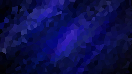 Dark Blue Crystal Mosaic Abstract Texture Background , Pattern Backdrop of Gradient Wallpaper