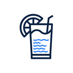 drinks or juice party icon