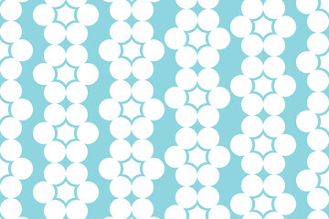 Seamless Circles Abstract Background with Blue Background