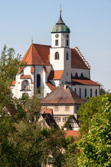 Fototapeta na wymiar Kirche in Scheer an der Oberen Donau