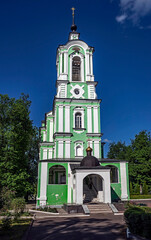 Fototapeta na wymiar St.Trinity church, years of construction 1794—1801. City of Dmitrov, Russia 
