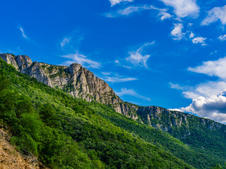 Obraz premium Danube gorge at Djerdap in Serbia