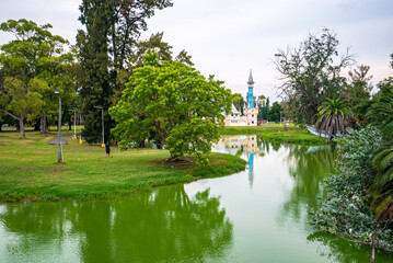 Type of one of the castles with lagoons Children's Republic, a miniature children's city city in Argentina