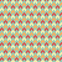 Abstract seamless geometric pattern color. Vector illustration.