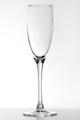 Empty wine glass