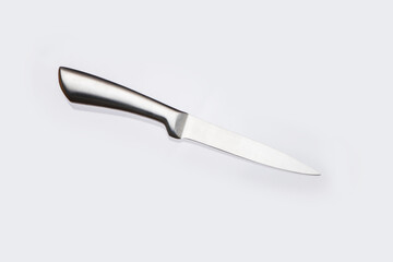 kitchen knife in white background. isolated